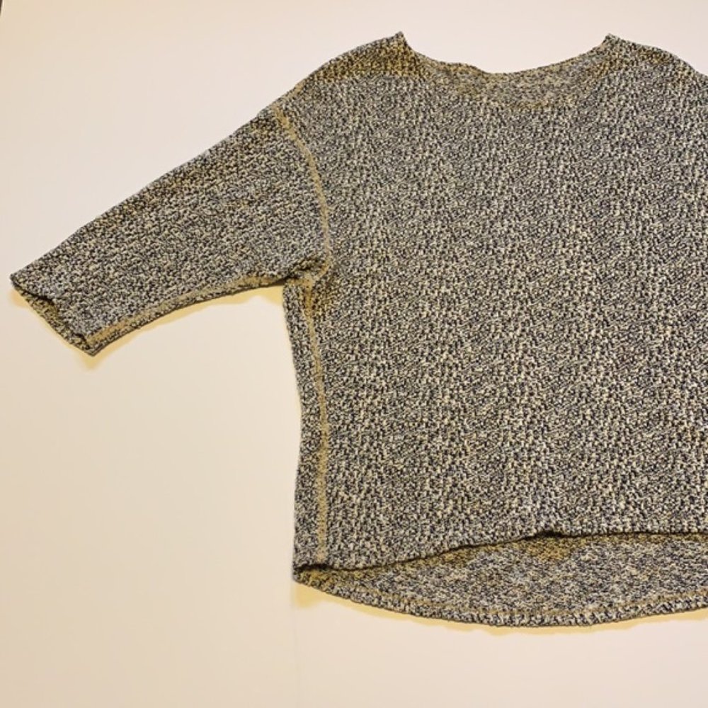 American Apparel Vintage Blue, Cream, and Tan Sweater - Women’s Size Small - Picture 2 of 6